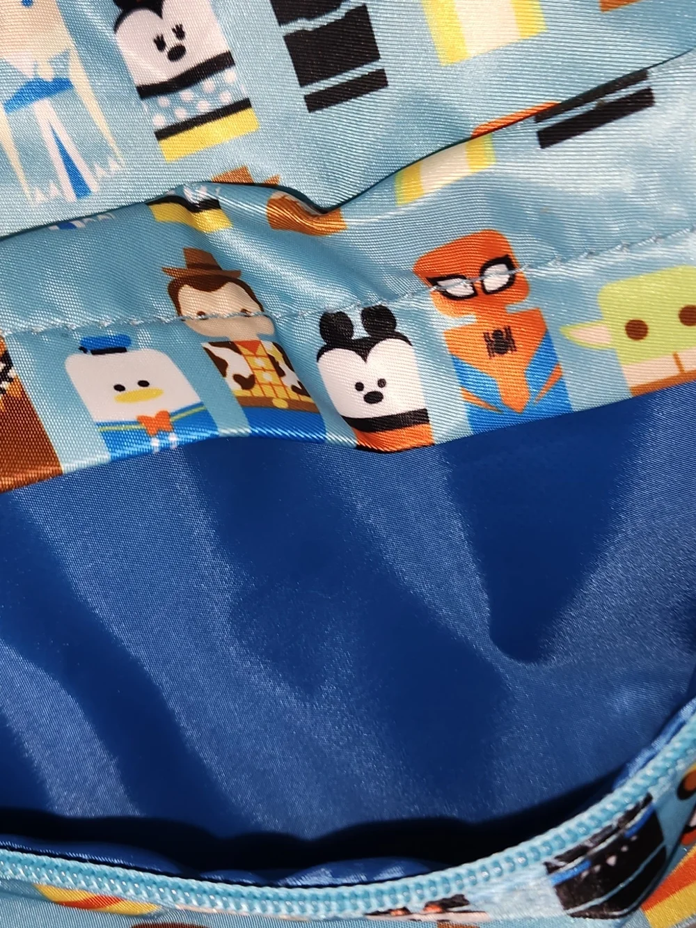 Disney Kids Light Blue Character Print Backpack